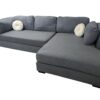 Gray L-Shaped Sectional w/ Chaise - Image 4