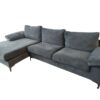 Grey IKEA 2pc Sectional - Image 2
