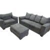 Gray Couch w/ Bed, Chair & Ottoman - Image 5