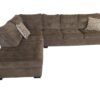 Brown L Sectional - Image 3