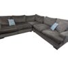 Cindy Crawford Taupe 3pc L-Shaped Sectional - Image 5