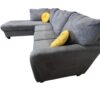 Dark Grey L Shaped Chaise Sectional - Image 4