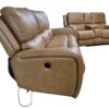 Flexsteel Leather Recliner Set - Image 3