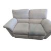 Cream Couch & Loveseat w/ Automatic Recliners - Image 8
