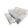 Cream Couch & Loveseat w/ Automatic Recliners - Image 10