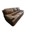 Light Brown Leather Recliner Couch - Image 4