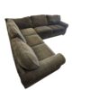 Green Corner Sectional w/ Hide-a-Bed - Image 3
