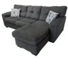 Grey Couch with Chaise - Image 4