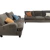 Taupe Microfiber Couch & Loveseat Set - Image 3