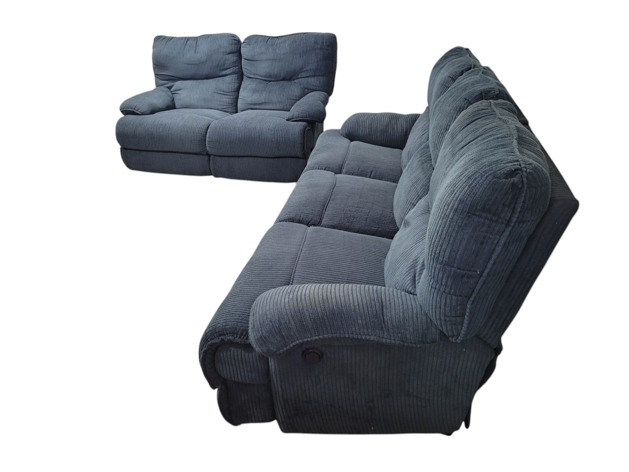 Couch & Loveseat Recliner Set - Image 4