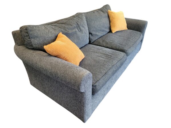 Crate & Barrell Grey Couch - Image 3