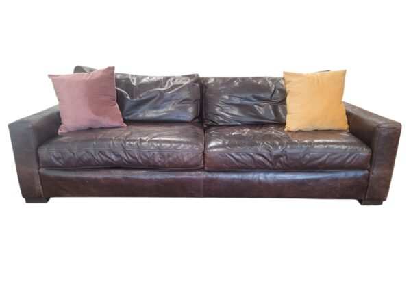 Restoration Hardware Leather Couch
