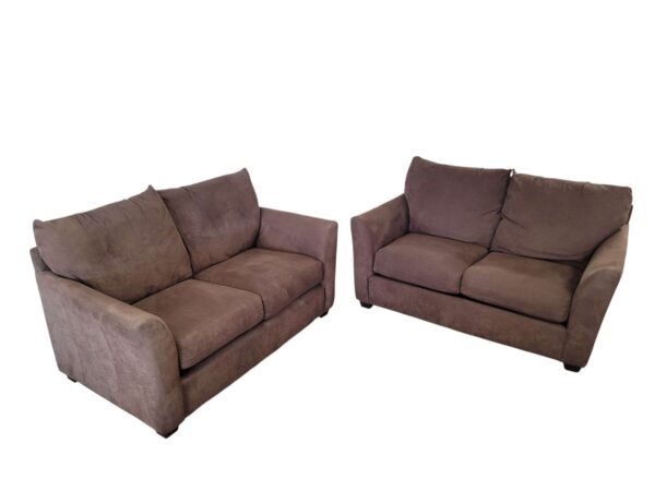 Brown Dual Loveseat Set - Image 3