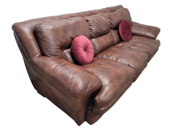 Leather Sleeper Sofa - Image 3