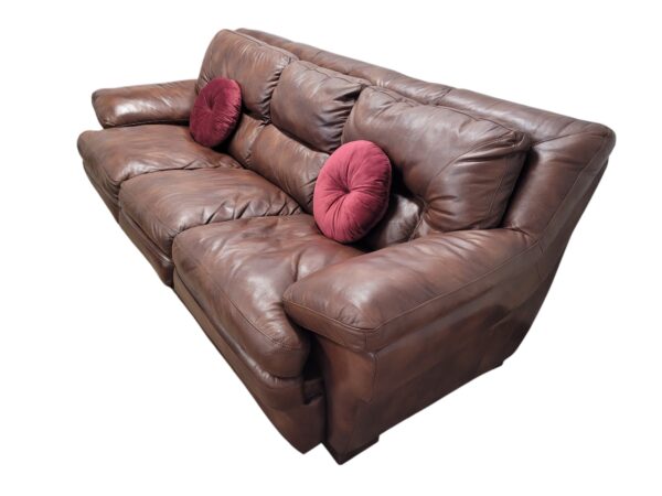 Leather Sleeper Sofa - Image 4