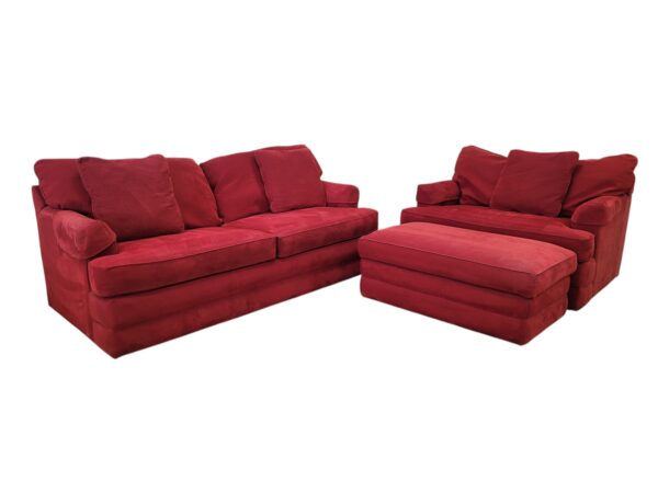 La-Z-Boy Couch, Loveseat & Storage Ottoman Set