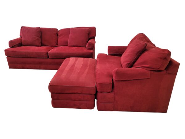 La-Z-Boy Couch, Loveseat & Storage Ottoman Set - Image 4
