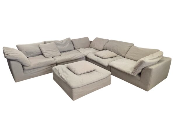 Down-Filled 6pc Modular Sectional