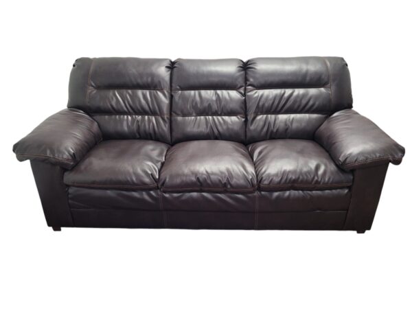 Dark Brown Leather Couch