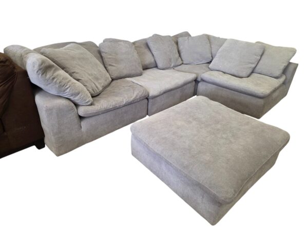 Grey 5pc Modular Sectional - Image 4