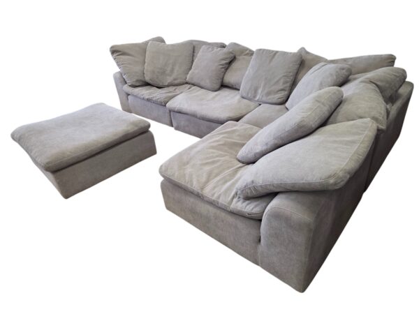 Grey 5pc Modular Sectional - Image 3