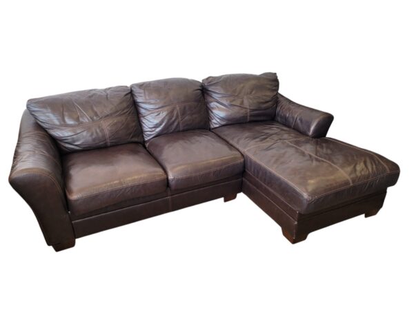 Leather Sectional - Image 3
