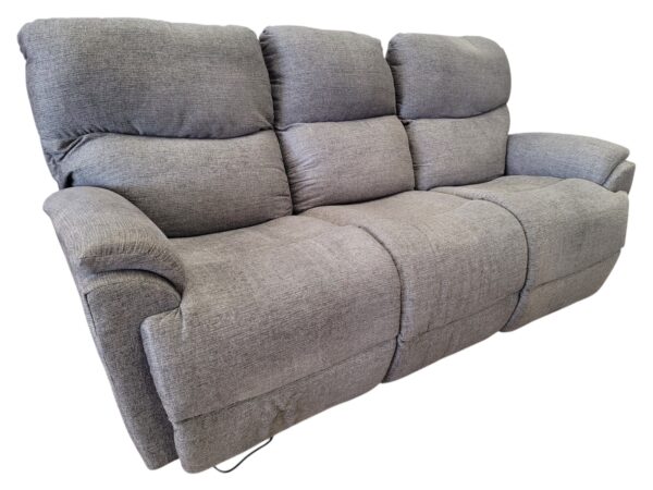 Power Reclining Gray Couch - Image 3