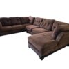 Microfiber U-Shaped Sectional - Image 3