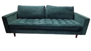 MCM Tufted Velvet Vintage Couch