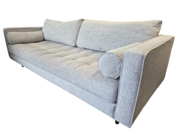 White MCM Vintage Couch - Image 4