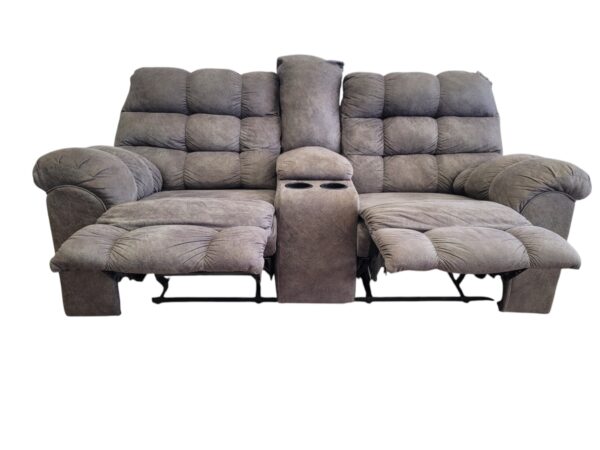 Grey Recliner Loveseat