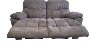Grey Power Recliner Loveseat