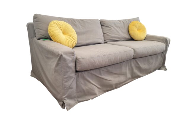 Taupe Pullout Couch - Image 3