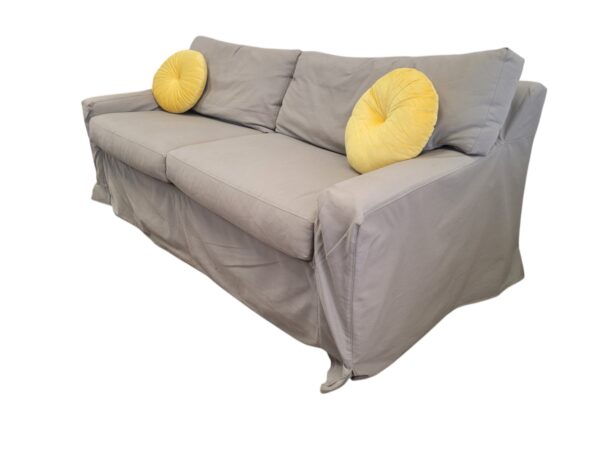 Taupe Pullout Couch - Image 4