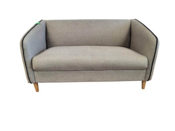 Grey Cloth Loveseat