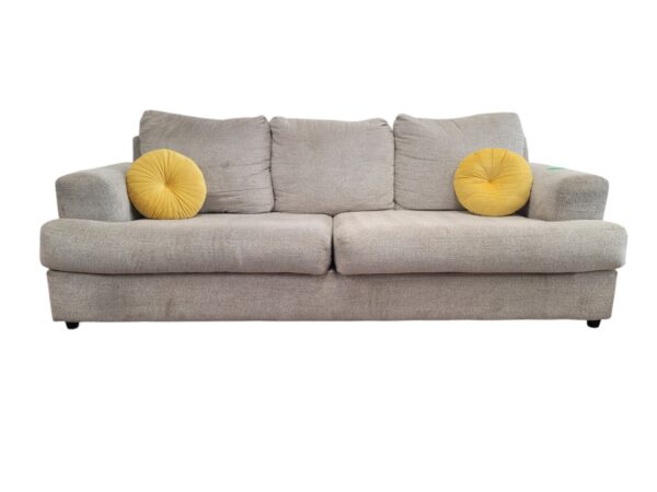 Beige Cloth Modern Couch