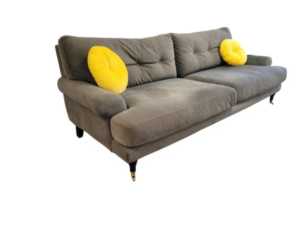 Grey Microfiber Couch - Image 3
