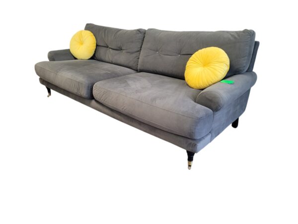 Grey Microfiber Couch - Image 4