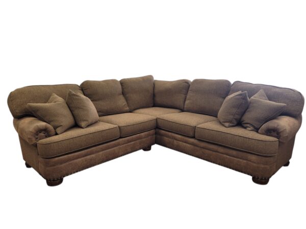 Mayo Cloth Leather Sectional