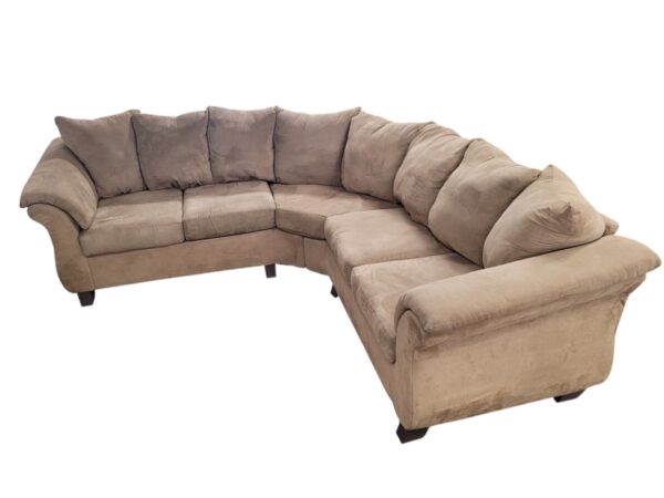 Brown Sectional - Image 4