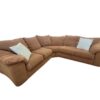 Tan Cloth L Sectional - Image 3