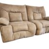 Beige Recliner Loveseat - Image 4