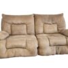Beige Recliner Loveseat - Image 3
