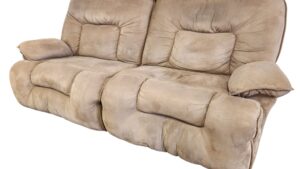 Beige Recliner Loveseat