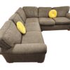 Brown Flex Steel L-Shaped Sectional - Image 3