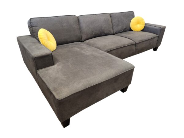 Gray L-Shaped Sectional - Image 3