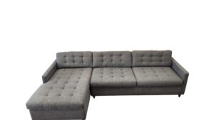 Gray L-Shaped Sleeper