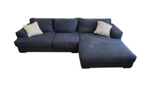 Blue L-Shaped Sectional