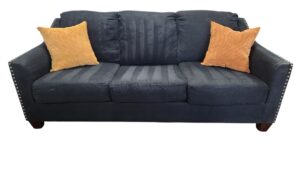Navy Blue Studded Couch