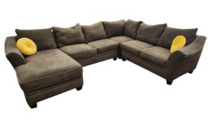 Green U-Shaped Sectional